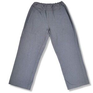 Mens Lululemon Straight leg Pants Large Gray Sweats Athletic Relaxed Gym